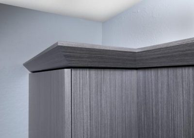 Office - Licorice Modern Crown Moulding